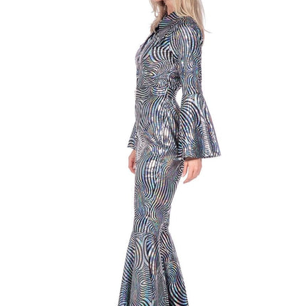 Disco Pak Zilver Dames 2 delig van Wilbers & Wilbers koop je bij Partywinkel