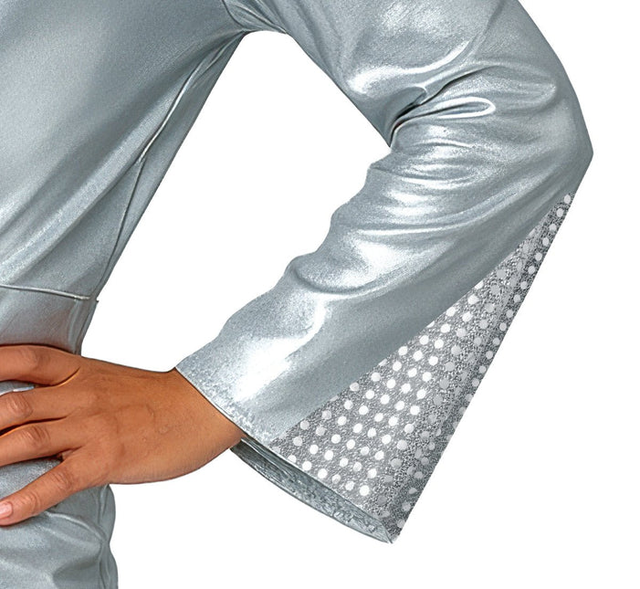 Disco Pak Zilver Heren Jumpsuit van Fiestas Guirca koop je bij Partywinkel