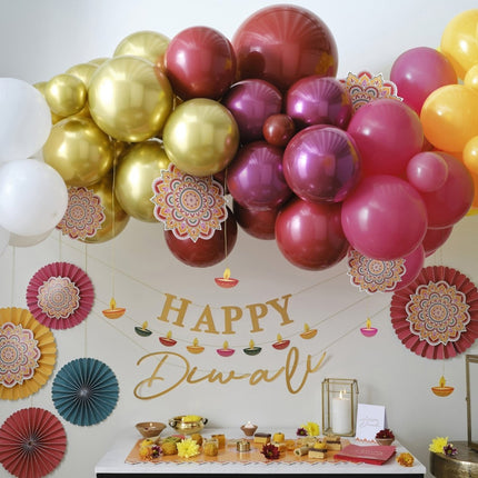 Diwali Bekers 266ml 8st van Ginger Ray koop je bij Partywinkel