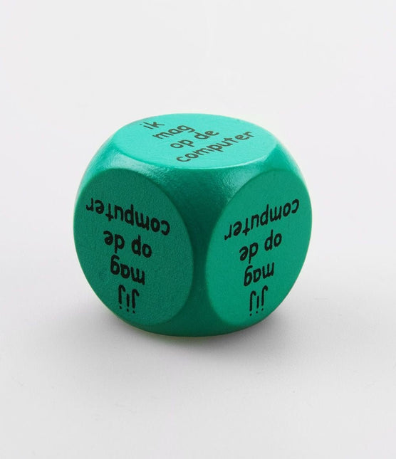 Dobbelsteen Ik Jij Mag Computeren 2,5cm van Paper Dreams koop je bij Partywinkel