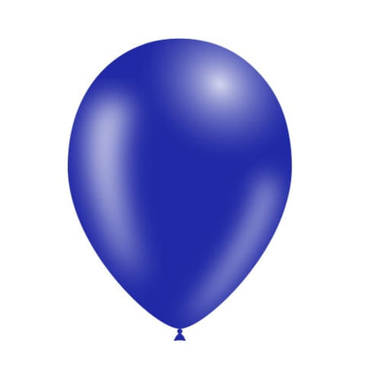 Donkerblauwe Ballonnen 25cm 50st van Balloonia koop je bij Partywinkel