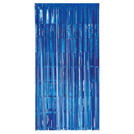 Donkerblauwe Deurgordijn 2m van Paper Dreams koop je bij Partywinkel