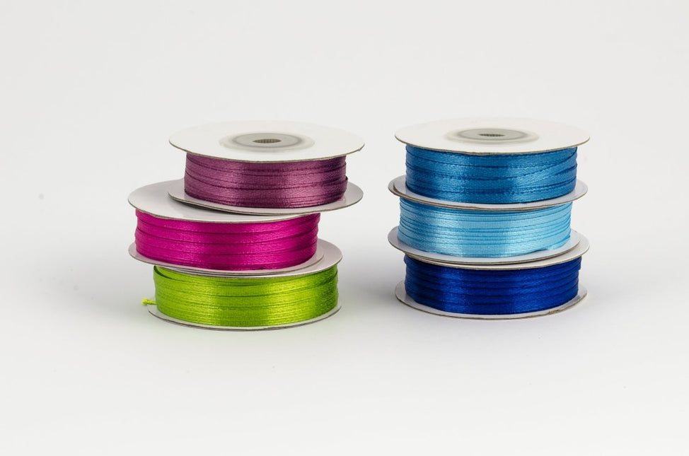 Donkerblauwe Lint 3Mm 50m van Partydeco koop je bij Partywinkel