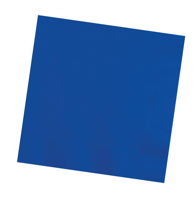 Donkerblauwe Servetten 3 - Laags 41cm 25st van Creative Converting koop je bij Partywinkel