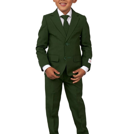 Donkergroen Pak Jongen OppoSuits van OppoSuits koop je bij Partywinkel