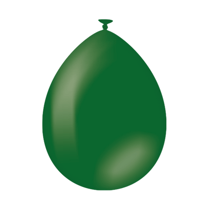 Donkergroene Ballonnen 30cm 25st van Paper Dreams koop je bij Partywinkel