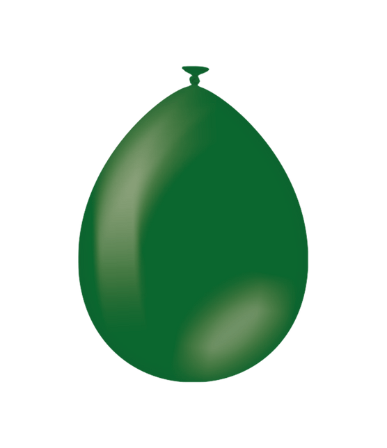 Donkergroene Ballonnen 30cm 50st van Paper Dreams koop je bij Partywinkel