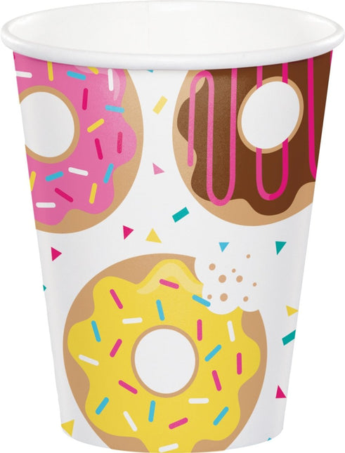 Donut Bekers 256ml 8st van Creative Converting koop je bij Partywinkel