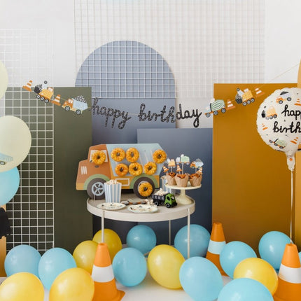 Donut Wall Vrachtwagen 61x 37cm van Partydeco koop je bij Partywinkel