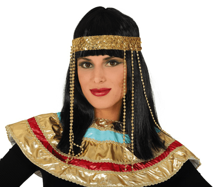 Egyptische Pruik Haarband van Fiestas Guirca koop je bij Partywinkel