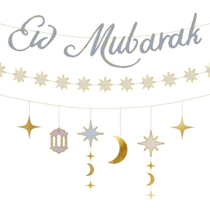 Eid Mubarak Slinger 2m van Partydeco koop je bij Partywinkel