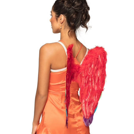 Engelen Vleugels Regenboog 50cm van Boland koop je bij Partywinkel