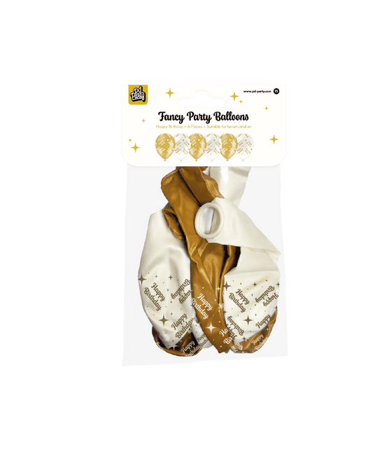 Fancy party latex ballonnen - Happy birthday van Paper Dreams koop je bij Partywinkel