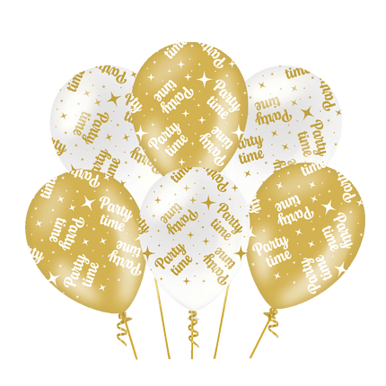 Fancy party latex ballonnen - Party time van Paper Dreams koop je bij Partywinkel