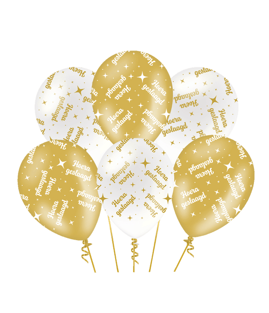 Fancy party ballonnen - Geslaagd