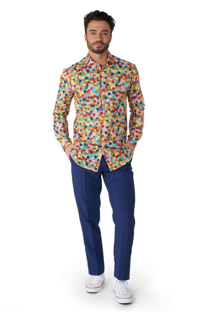 Feest Confetti Overhemd Heren OppoSuits van OppoSuits koop je bij Partywinkel