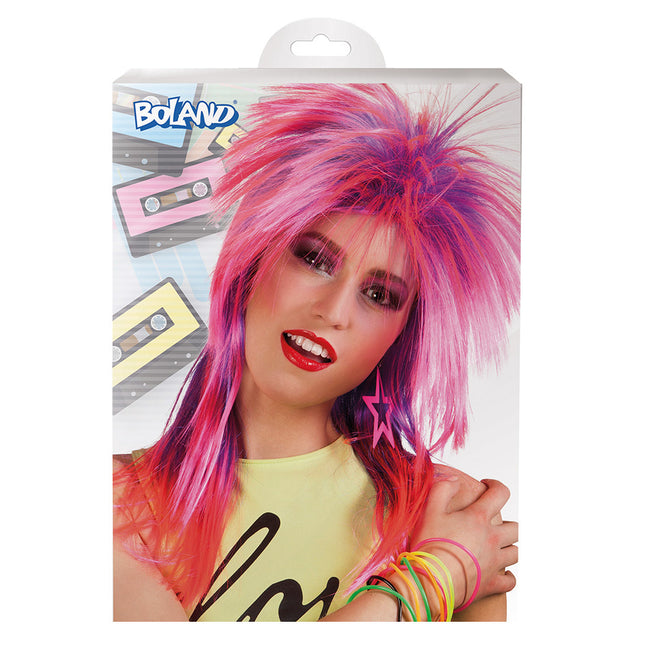 Roze Paarse Pruik Kimberley