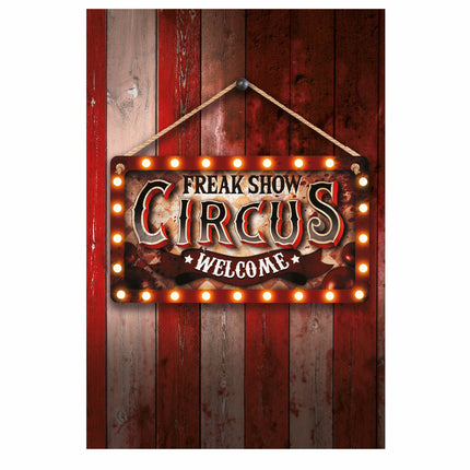 Halloween Deurbord Freak Show 35cm