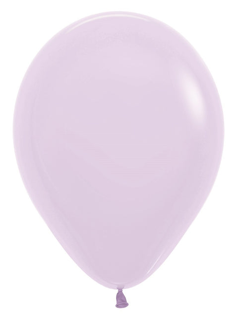 Ballonnen Pastel Matte Lilac 30cm 50st
