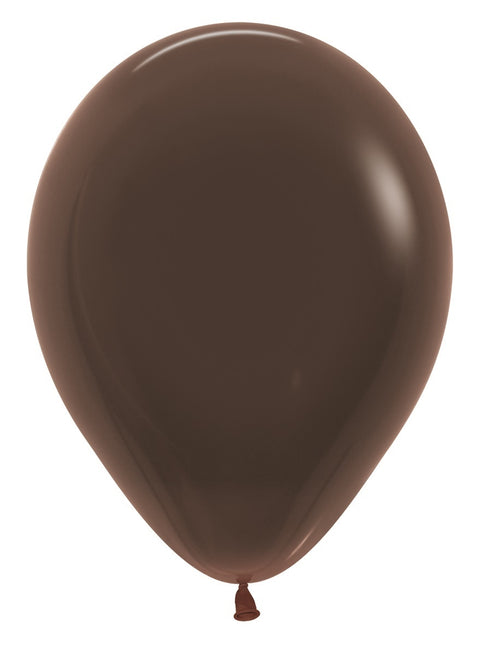 Ballonnen Chocolate Brown 30cm 50st