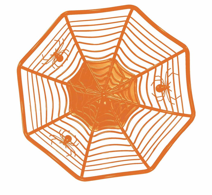 Oranje Halloween Schaal Spin 28cm