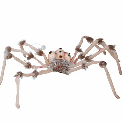 Halloween Nep Spin Met Licht 80cm