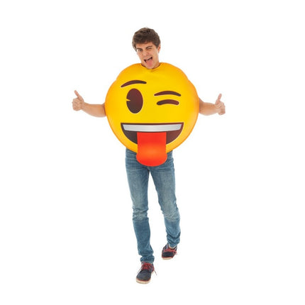 Kostuum Emoji Knipoog