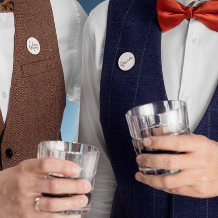 Wenskaart Team Groom 15cm