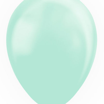 Mintgroene Ballonnen Pastel Macaron 30cm 10st