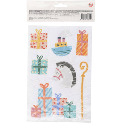 Raamstickers Welkom Sint & Pieten