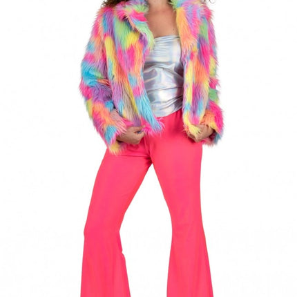 Flared Broek Neon Pink