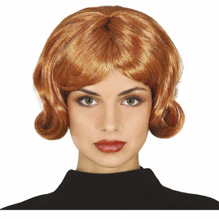 Bruine Pruik Kort Haar