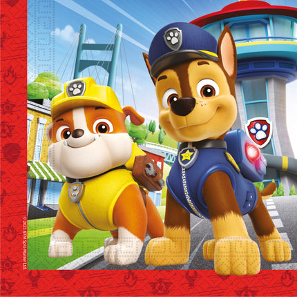 Paw Patrol Servetten 2 Laags 33cm 20st
