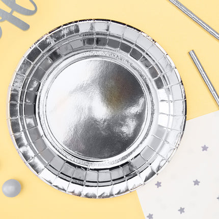 Zilveren Borden 18cm 6st