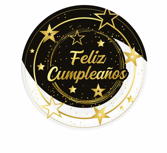 Feliz Cumpleanos Borden 23cm 6st
