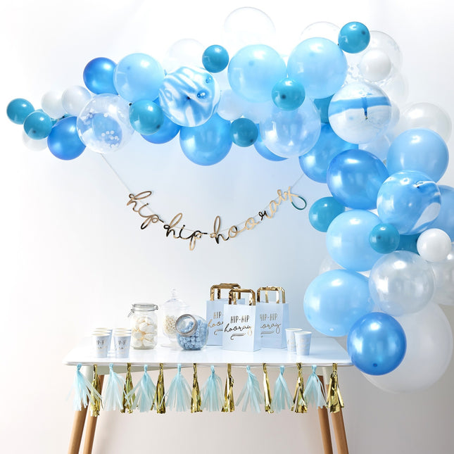 Blauwe Ballonnenboog DIY Set