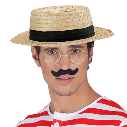 Hoed Met Zwarte Band