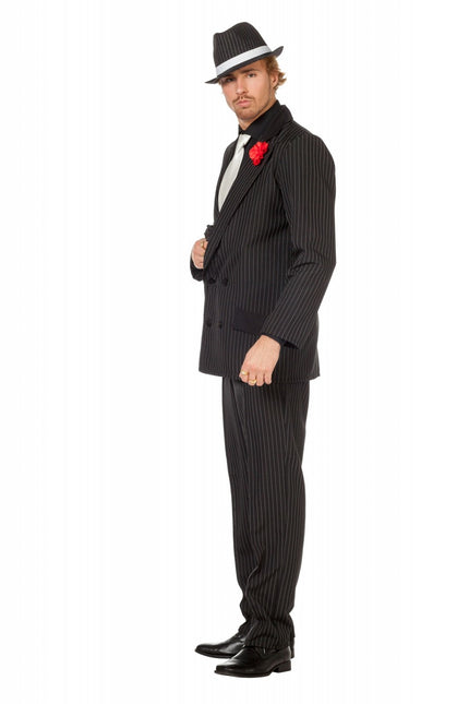 Maffia Kostuum Zwart Wit