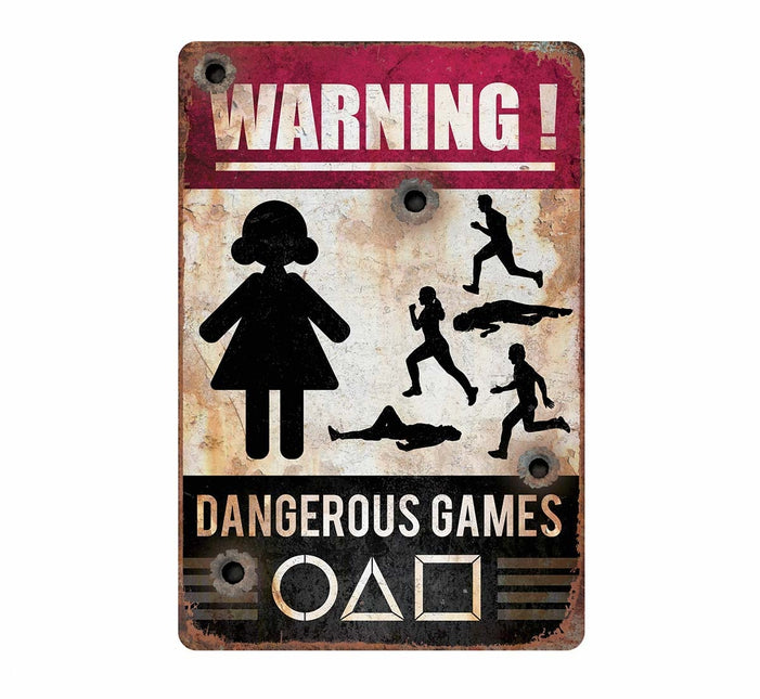 Halloween Deurbord Dangerous Games 36cm