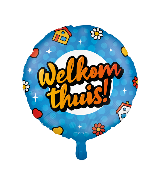 Helium Ballon Welkom Thuis Leeg 30cm