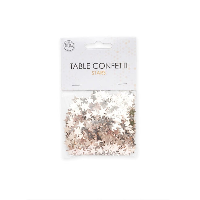 Tafelconfetti Ster Rose Goud