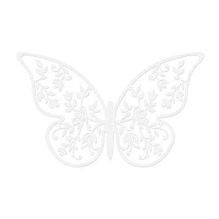 Tafeldecoratie Vlinder Papier 8cm 10st