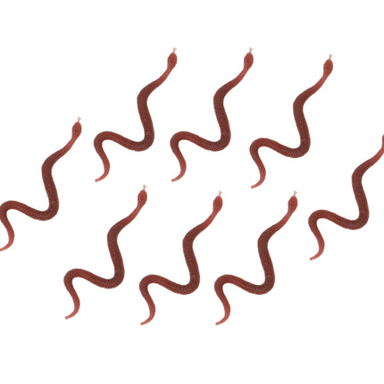 Tafeldecoratie Slangen 9,5cm 8st