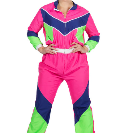 Trainingspak Jaren 80 Neon Dames