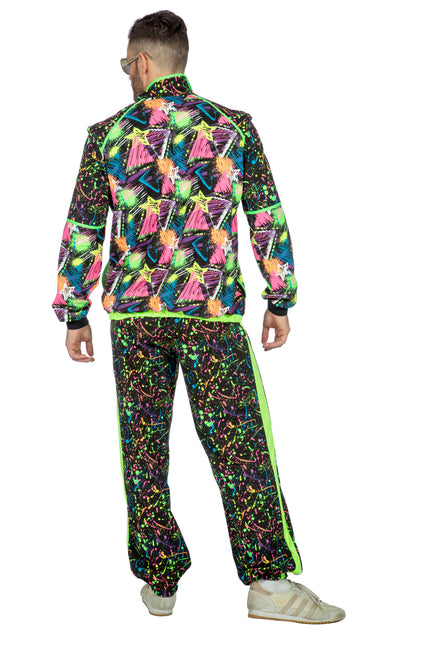 Trainingspak Jaren 80 Neon