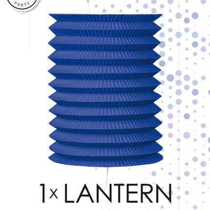 Blauwe Lampion 16cm