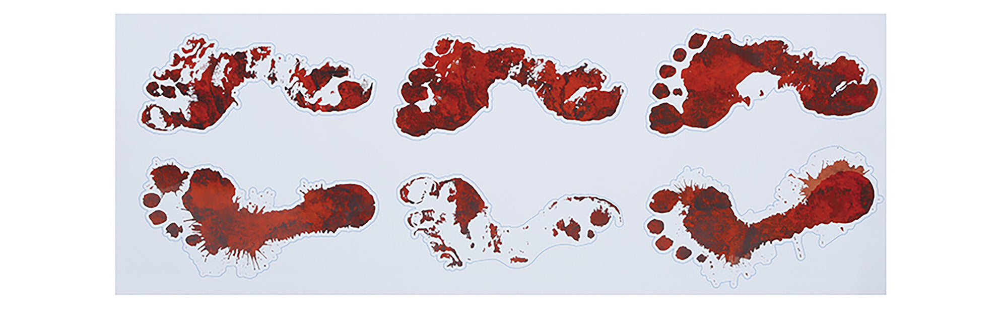 Halloween Decoratie Sticker Voetafdrukken