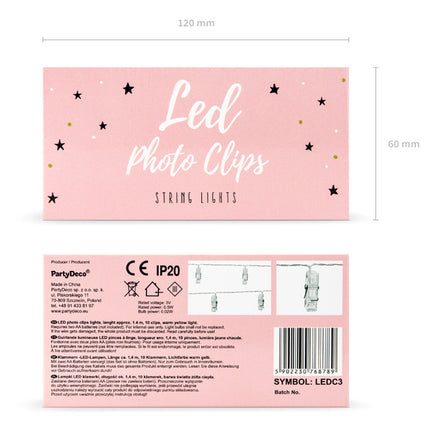 Lichtslinger LED Knijpers 1,4m