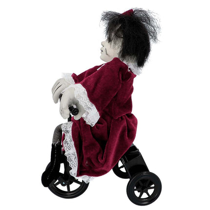 Halloween Pop Mathilde Op Fiets 35cm