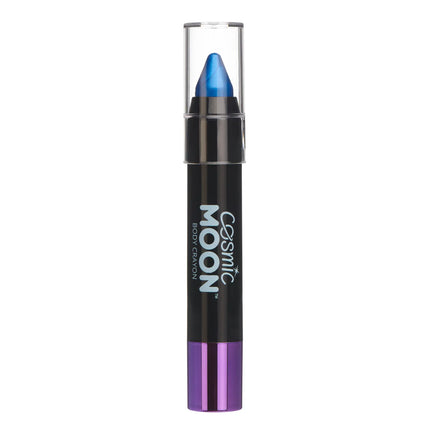 Cosmic Moon Metallic Body Crayons Blue 3.2g